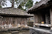 Candi Cetho - Pavilions and statues of the twelfth terrace.  